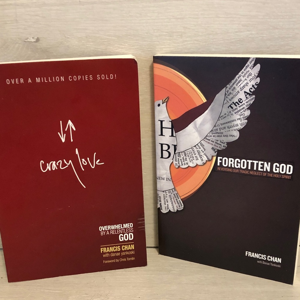 Crazy Love & Forgotten God Paperback Books Bundle by Francis Chan